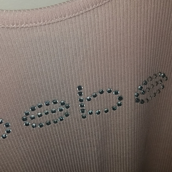 💖Bebe NEW tank pink blush top - Picture 7 of 7